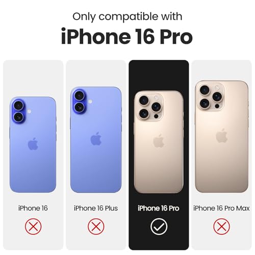 FireNova Designed for iPhone 16 Pro Case, 6.3", White - color: White, size: Iphone 16 Pro