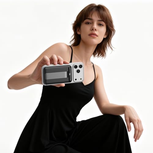 iWALK Qi2 Certified 15W Magnetic Wireless Power Bank, 10000mAh Fast Charging Portable Charger with Adjustable Stand and LED Display, Compatible with iPhone 18/17/16/15/14/13/12 - color: black
