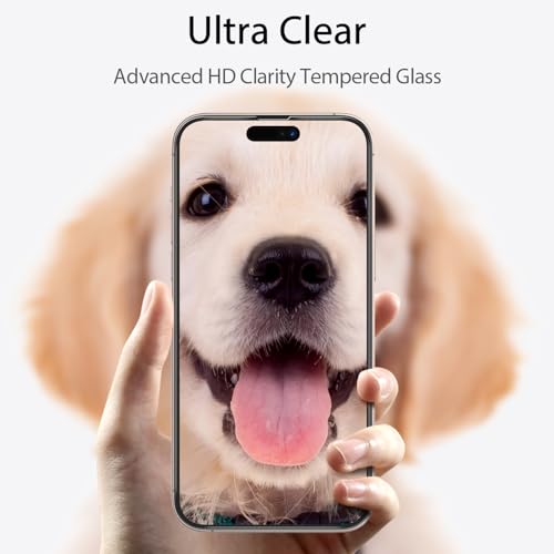 for iPhone15 Pro Max Privacy Screen Protector+Camera Lens Protector