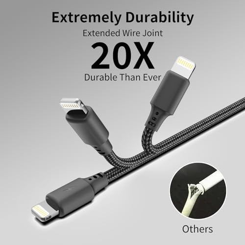 6inch USB C to Lightning Cable, 3Pack iPhone Charger Cord for iPhone 14/13 - size: 0.5FT