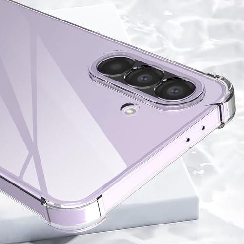 Case for Samsung Galaxy A37/A36/A56 5G Clear Case with 2 Pack Built-in Screen Protector,Shockproof Soft TPU Bumper and Hard PC Back Case,Non-Yellowing,Drop Protection,Slim Fit Cover Phone Case - color: Samsung Galaxy A37 5G