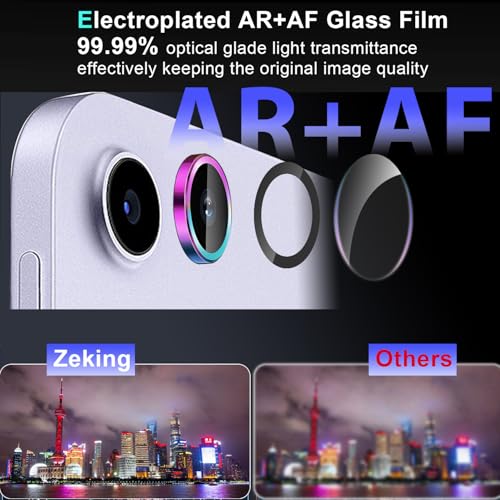 Zeking 2 Set for iPad 11 A16 2025 Camera Lens Protector - color: Color