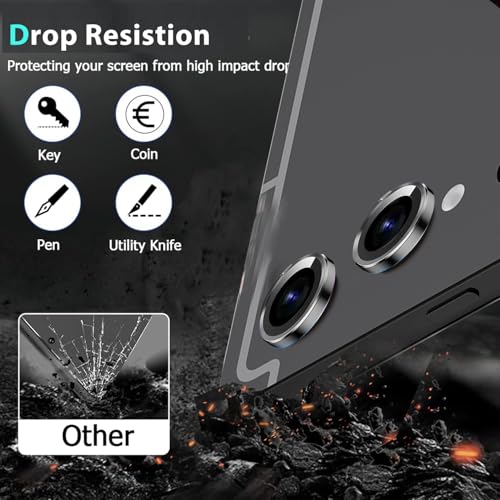Zeking 2 Set for Samsung Galaxy Tab S10 Plus Camera Lens Protector - color: Black