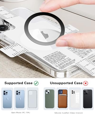 Universal Metal Rings Compatible with Magnetic Sticker,Magnetic Ring for Phone Cases & Wireless Charging (6 Black) - color: 6 Matte Black, size: 0.4mm-O