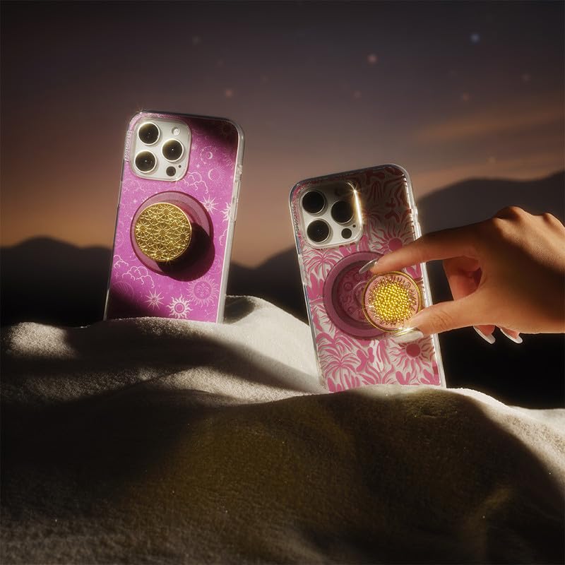 PopSockets Phone Grip for MagSafe, Magnetic Holder- Enamel Mosiac - color: Enamel Mosaic, style: MagSafe