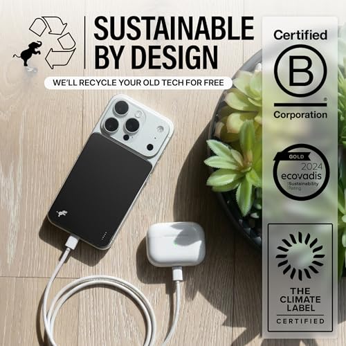 Nimble Champ Wireless 5K Portable Charger for iPhone, 5,000mAh Power Bank