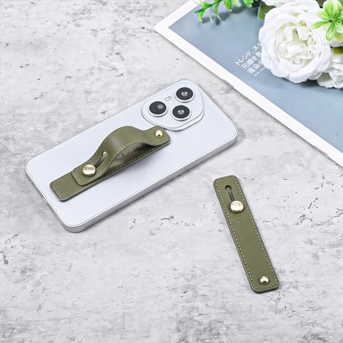 Ymapinc 2Pcs Phone Loops for Back of Phone Strap Grip Holder - color: Green
