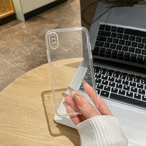 Clear Case for iPhone Xs max case.Soft Phone Cover Slim Light Full Protection Shockproof(Clear, XS max) - size: XS max
