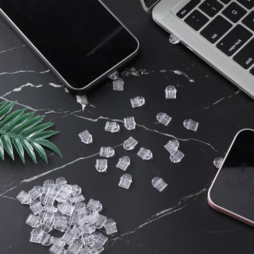 USB C Dust Plug Transparent 60 Pcs Type C Charging Port Plug Silicone USB-C Port Cover Anti Dust Plugs Compatible with Most Type-C Devices Phones Earphones Laptops