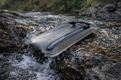Heavy Duty Airtight Wallet Submersible Waterproof Wallet Protection for Keys, Cards - color: Taupe, size: 5.2" X 4" / 13.5CM X 10 CM