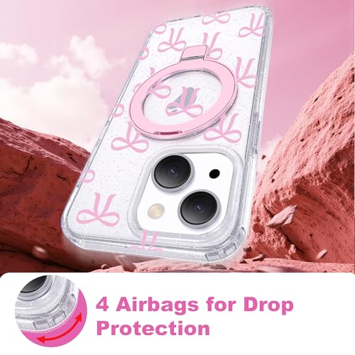 Butterfly Case for iPhone 14 Plus with Stand 6.7",C-Pink - color: C-Pink, size: Iphone 14 Plus