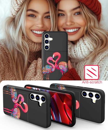 for Samsung Galaxy S24 / S25 Case - Pink Flamingos - color: Pink Flamingos