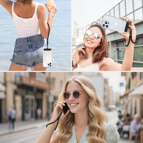MoKo Phone Wrist Strap Anti-theft, Adjustable Phone Wrist Lanyard - color: Black