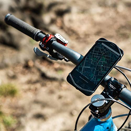Generic Universal Smartphone Bicycle Mount, 100% Silicone, Compact, Light, Portable | Easy No Tools Mount | All Weather Use, UV Resistant | Durable | Made in Austria (Green) - color: Green