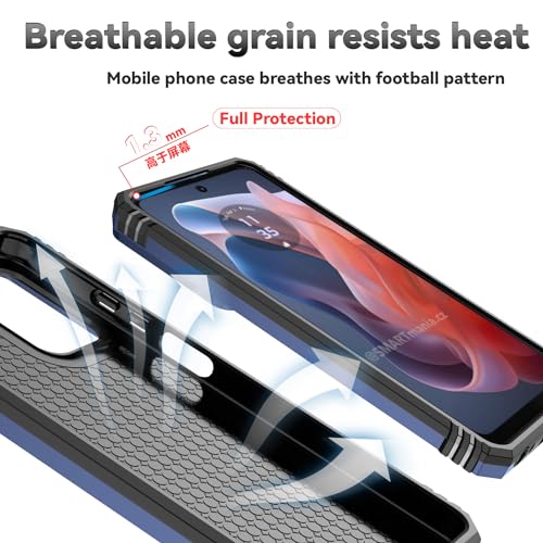 SunStory for Motorola Moto G Play 4G 2024 Case with Kickstand,Blue - color: Blue