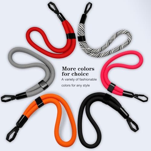 Phone Lanyard, 2 Pack Adjustable Cell Phone Lanyard Hand Phone Wrist Strap with Tether Tabs for Smartphones - color: Red