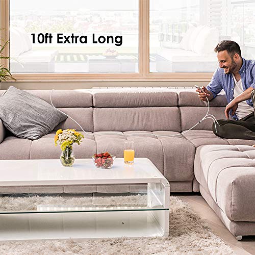 Multi Charging Cable, 10ft 2Pack Multi Phone Charger Cable Braided 3 in 1