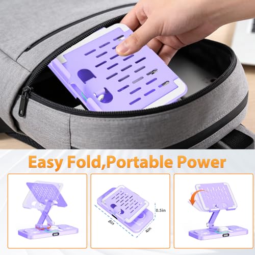Wireless Charging Station for Apple Devices, Only for Apple Watch Charging - color: Purple