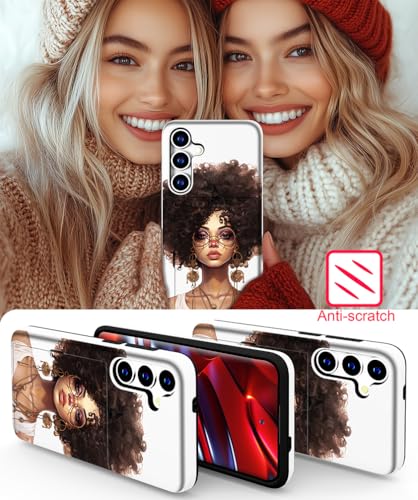 for Samsung Galaxy S24 / S25 Case - Black Woman - color: Black Woman