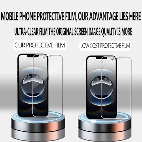 2+2 Pack Alignment Frame Designed Tempered Glass Film For iPhone 17e / 16e Screen Protector 2-Pack with Camera Lens Protector 2-Pack