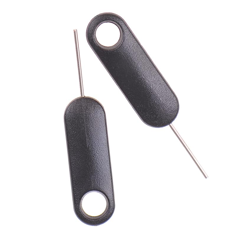 10 Pack SIM Card Pins with Keychain Hole - Universal Sim Card Tray Removal Tool