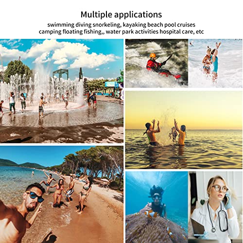 wellhouse Waterproof Phone Pouch, Waterproof Phone Case for iPhone 17 16 15 14 13 Pro Max XS Samsung, IPX8 3D Cellphone Dry Bag Beach Essentials (1 Pack - Black7.0, 7 inch) - color: 1 Pack - Black7.0"