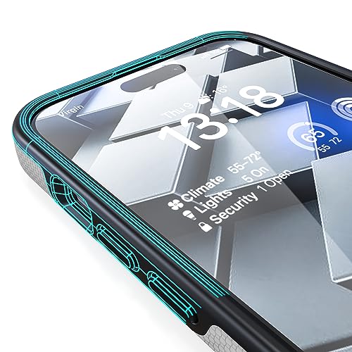 Crave Dual Guard for iPhone 15 Pro Max Case, Compatible with MagSafe Shockproof Protection Dual Layer Case for Apple iPhone 15 Pro Max (6.7") - Slate - color: Slate