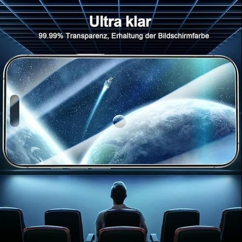 3Pcs with Easy Installation Tool Included Full Cover Screen Protector,for 15 14 13 16 Pro Max 16 Plus HD Tempered Glass