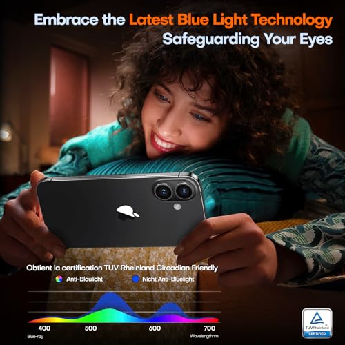 TOCOL for iPhone 16 Screen Protector, Clear - color: Clear