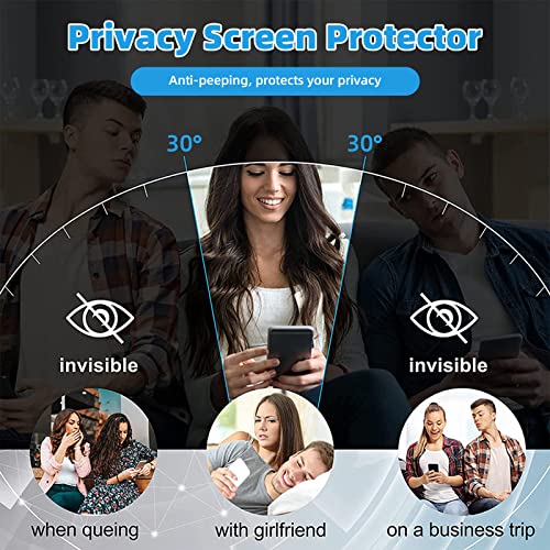 TPU Privacy Screen Protector for Samsung Galaxy S22 Ultra, 3 Pack - size: Samsung Galaxy S22 Ultra