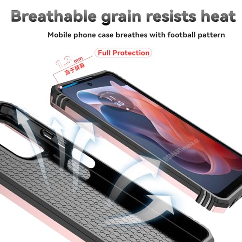 SunStory for Motorola Moto G Play 4G 2024 Case with Kickstand,Rose Gold - color: Rose Gold