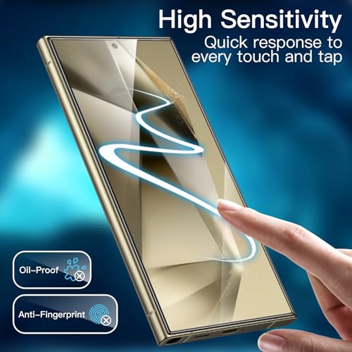 JETech Screen Protector for Samsung Galaxy S24 Ultra, 2+2 Pack - size: Galaxy S24 Ultra