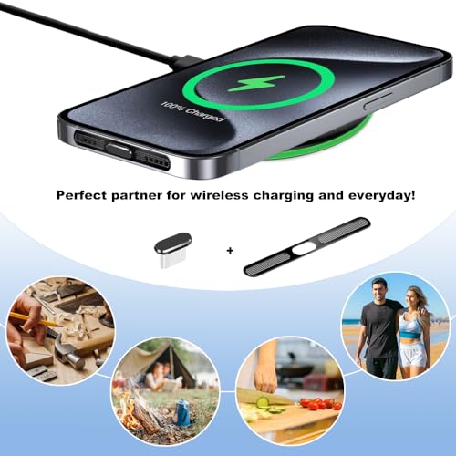 USB C Dust Plug Phone Speaker Dust Cover and Anti Dust Cover Protector Cap - size: for Only iPhone 17 and iPhone 15 to 16 series