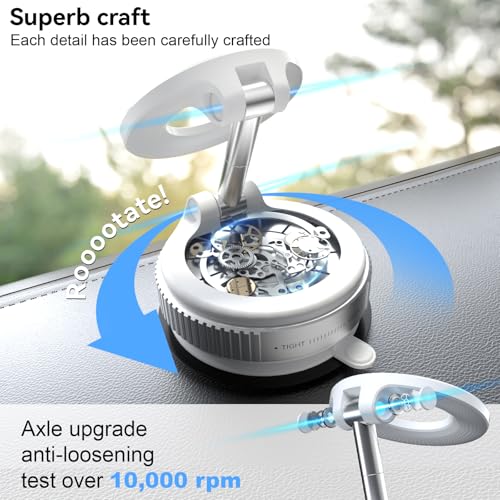 CloudValley Vacuum Magnetic Car Phone Mount for MagSafe - style: Magnetic Mount-White