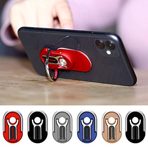 Frienda 6 Pcs 3-in-1 Mobile Phone Holder Car Vent Clip Ring Holder