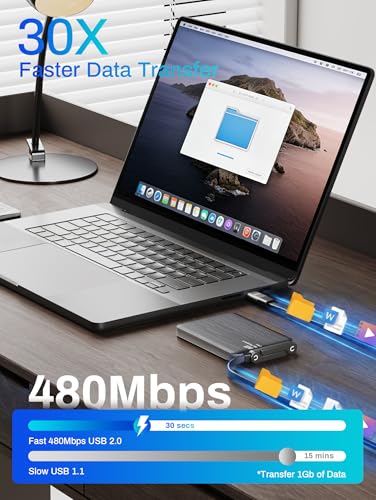 240W Fast Charging Cable USB C to USB C, 4.9 Ft Invisible Flat Stand Charging Cable,