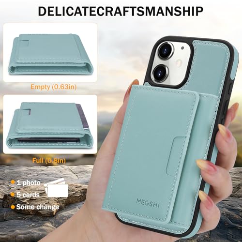 for iPhone 12 Wallet Case, 2-in-1 Detachable Phone Case, Card Holder RFID Blocking, Fashionable Faux Leather Card Slot & Folding Design (Blue 6.1'') - color: Blue, size: iPhone 12/12pro