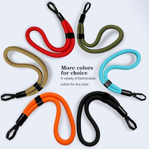 Phone Lanyard, 2 Pack Adjustable Cell Phone Lanyard Hand Phone Wrist Strap with Tether Tabs for Smartphones - color: Bright Blue