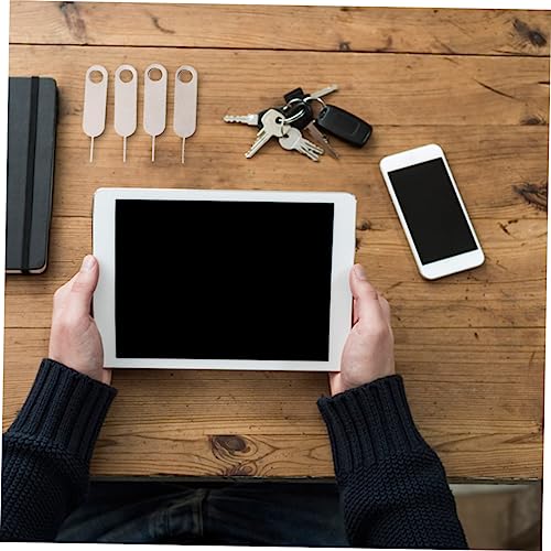 100pcs Steel Sim Eject Pin for Mobile Phones with Key Ring