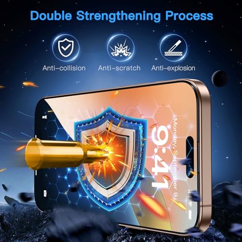 Uyiton for iPhone 16 Pro Screen Protector (Anti-Blue Light) - size: iPhone 16 Pro - 6.3 inch