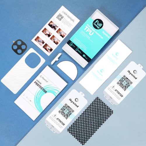 Ibywind for Xiaomi Redmi Note 15 4G Screen Protector,2-Pack,Hydrogel Film with Camera Lens Protector,Easy Installation Tool,Bubble-Free,Fingerprint Unlock Compatible,Anti-Shatter,Anti-Scratch - size: Note 15 4G