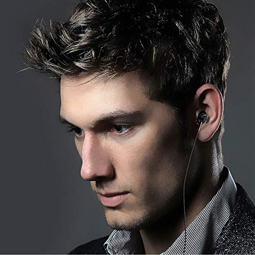 GEEKRIA 3.5mm Gaming Earbuds with Mic & Volume Control for PS5 Xbox PC - color: Black