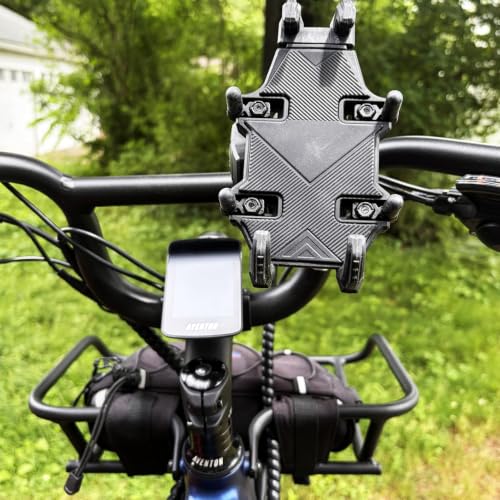 ZHILXN Anti-Theft Motorcycle Phone Mount with Vibration Dampener for ATV