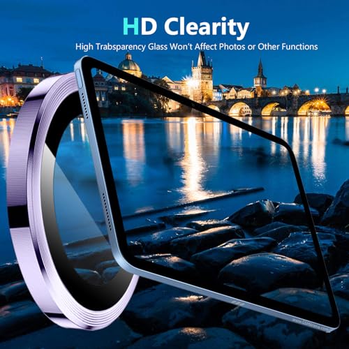 Zeking 2 Set for iPad Air 13/ Air 11 M3 2025 Camera Lens Protector - color: Purple
