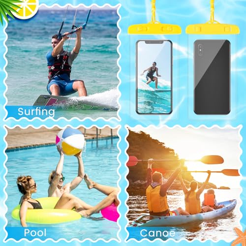 40 Pack Universal Clear Waterproof Phone Pouch, Colorful - color: Colorful