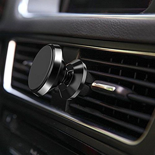 eTECH Magnetic Phone Car Mount Holder, Magnetic Mount Universal Air Vent (Rose Red) - color: Rose Gold