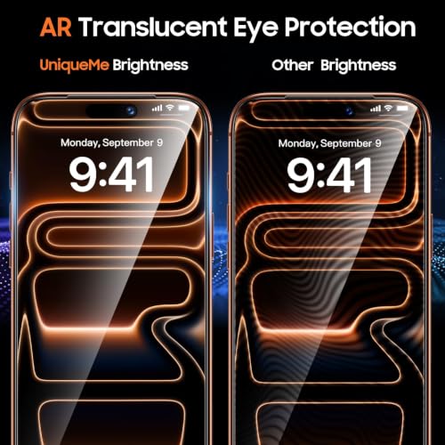 UniqueMe 360° Privacy Screen Protector for iPhone 17 Pro Max - 6.9 inch - size: 17 Pro Max 6.9 inch