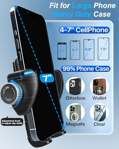 Stroller Buggy Phone Holder, Flexible Bike Phone Mount with Gooseneck Tube