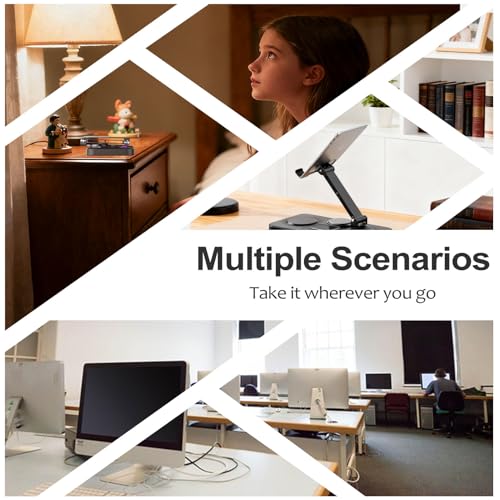 5 in 1 Wireless Charging Station - Bye-Bye Cable Mess & from Desk to Bedside, All-in-One Wireless Charging Dock for iPhone 17/16/15/14/13/12, Watch, AirPods White