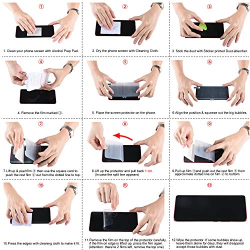 3 Pack TPU Screen Protector Compatible for Galaxy Note 10 Plus 10